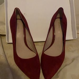 Gianni Bono burgundy heels (7) slightly used
